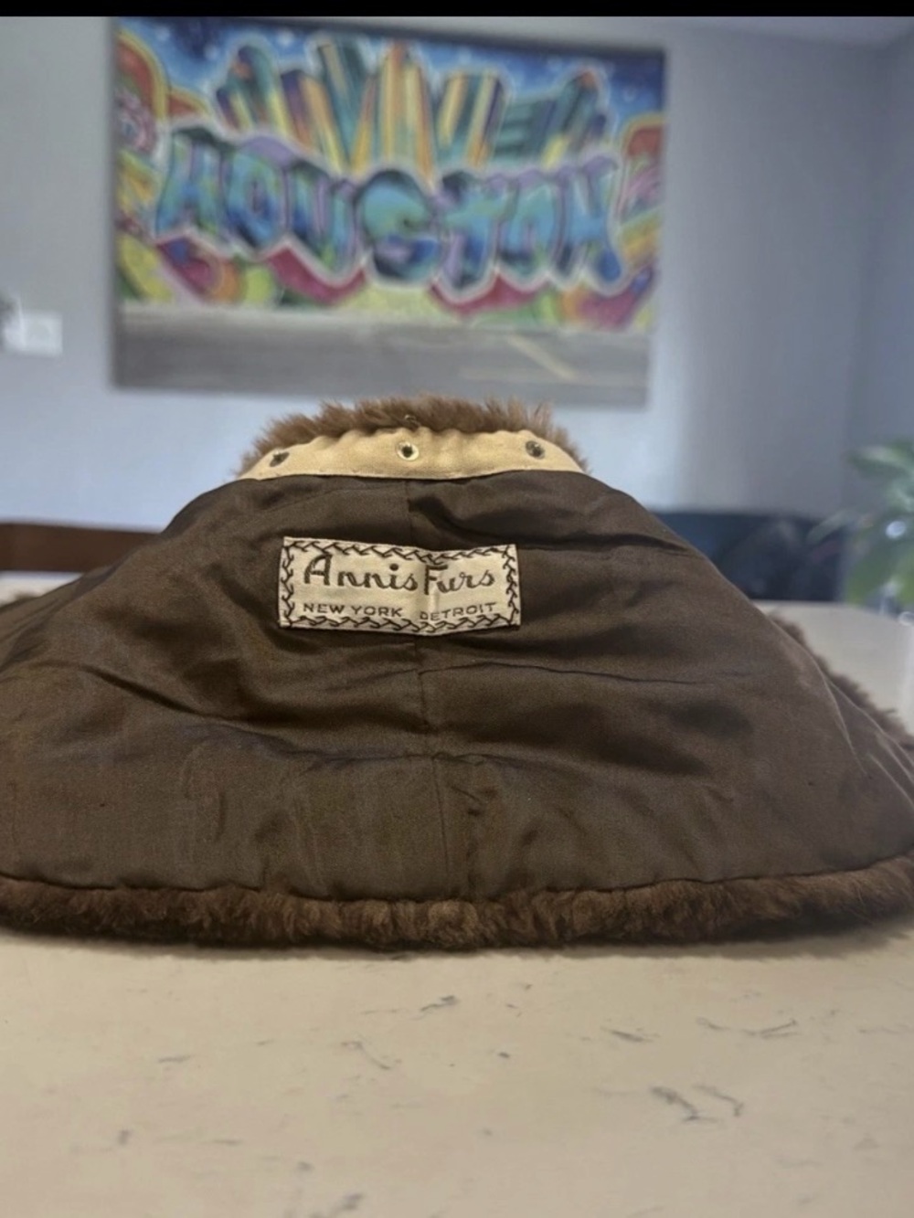 Annis Furs VINTAGE 50’s 60’s Dark Brown Mink Women’s Coat Collar MINT